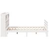vidaXL Bookcase Bed without Mattress White 180x200 cm Super King Solid Wood Pine