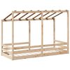 vidaXL Kids' Bed with Roof 90x190 cm Solid Wood Pine