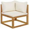 vidaXL 4-Seater Garden Sofa with Cushions Solid Wood Acacia (UK/IE/FI/NO only)