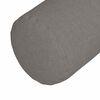 vidaXL Bolster Pillows 2 pcs Taupe Ø 25 x 70 cm Fabric