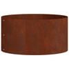 vidaXL Planter Ring 5 pcs Rusty 40 x 40 x 20 cm Weathering Steel