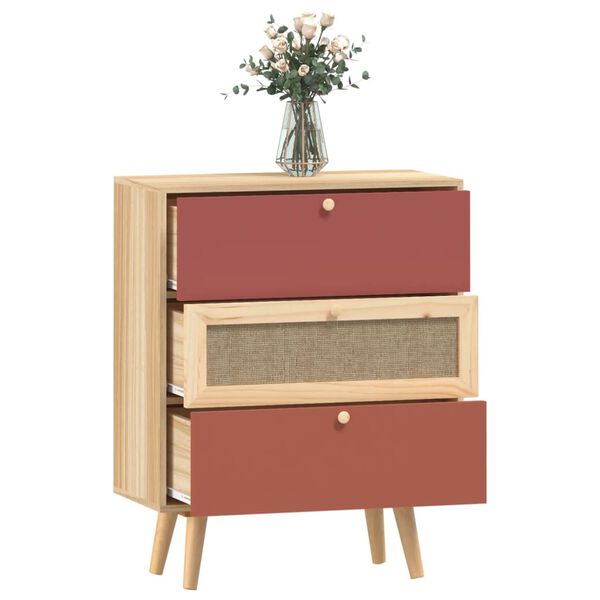 vidaXL Sideboard with Drawers 60x30x75 cm Engineered Wood