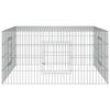 vidaXL Rabbit Cage 110x110x55 cm Galvanised Iron