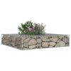 vidaXL Gabion Raised Bed Silver 100 x 100 x 20 cm Galvanised Steel