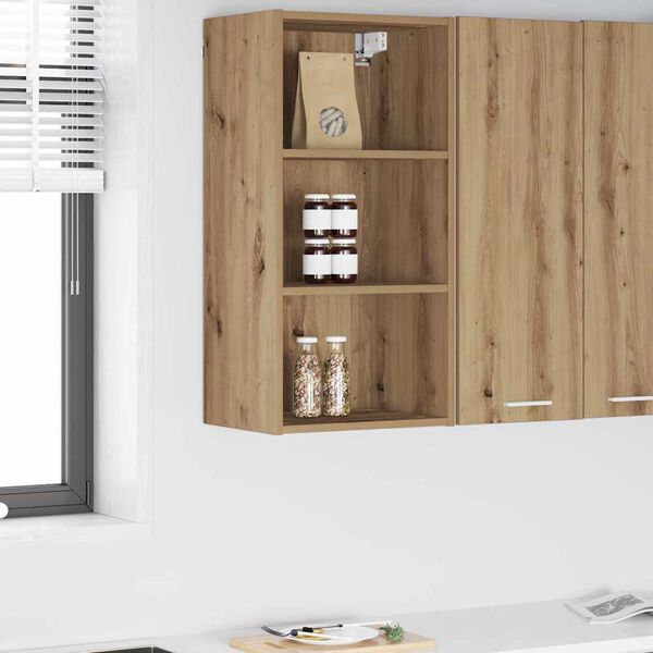 vidaXL Hanging Cabinet Artisan Oak 40 x 29.5 x 80 cm Engineered Wood