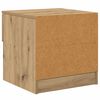 vidaXL Bed Cabinet 2 pcs Artisan Oak 40 x 39 x 40cm Engineered Wood