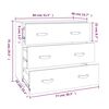 vidaXL Sideboard Honey Brown 80x40x75 cm Solid Wood Pine