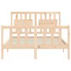 vidaXL Bed Frame without Mattress 120x200 cm Solid Wood Pine