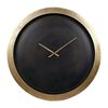 Gifts Amsterdam Wall Clock Avigon Aluminium Gold and Black 55 cm