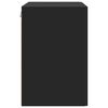 vidaXL Wall Cabinet Black 80x42.5x64 cm Engineered Wood