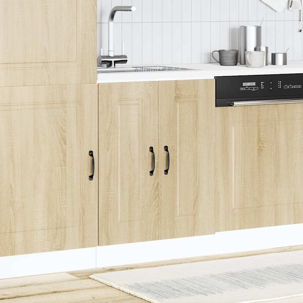 vidaXL Sink Base Cabinet Kalmar Sonoma Oak 60x46x81.5 cm Engineered Wood