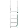 vidaXL 5-Step Dock Ladder Silver 58 x 77 x 191 cm Aluminium