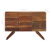 vidaXL Sideboard Brown Solid Reclaimed Wood 110x30x75 cm