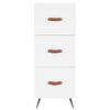 vidaXL Highboard White 34.5x34x180 cm Engineered Wood