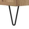 vidaXL Sideboard Artisan oak 34 x 34.5 x 90 cm Engineered wood