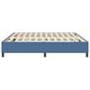 vidaXL Platform Bed Frame Blue 200 x 200 cm Fabric