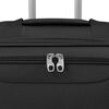 vidaXL 3 Piece Soft Case Trolley Set Black
