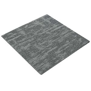 vidaXL Carpet Tile Rock Grey 50 x 50 cm 36 pcs PP and Bitumen