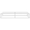 vidaXL Bed Frame without Mattress White 200x200 cm Metal