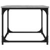 vidaXL Coffee Table Grey Sonoma 80x50x40 cm Engineered Wood and Iron