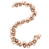 vidaXL Christmas Balls Garland Rose Gold 175 cm Polystyrene