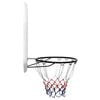 vidaXL Basketball Backboard White 109x71x3 cm Polyethene