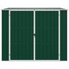vidaXL Garden Shed Green 195x198x159 cm Galvanised Steel