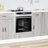 vidaXL Oven Cabinet&nbsp;Porto Grey Sonoma Engineered Wood