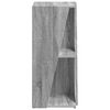 vidaXL Side Shelf Grey Sonoma 33 x 32 x 70.5 cm Engineered Wood