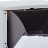 vidaXL Waste Separation Bin White 20 L 40x30x40 cm