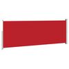 vidaXL Retractable Side Awning 160 x 500 cm Red