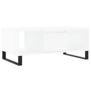 vidaXL Coffee Table White 90x50x36.5 cm Engineered Wood