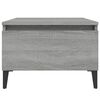 vidaXL Side Tables 2 pcs Grey Sonoma 50x46x35 cm Engineered Wood