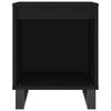 vidaXL Bedside Cabinets 2 pcs Black 40x35x50 cm Engineered Wood