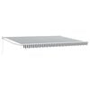 vidaXL Retractable Awning Anthracite and White 4,5x3 m Fabric&Aluminium
