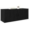 vidaXL Wall Mounted TV Cabinet Black Oak 100 x 34.5 x 40 cm