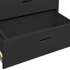 vidaXL Filing Cabinet Anthracite 90x46x134 cm Steel