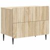 vidaXL Bedside Cabinet Sonoma Oak 62 x 34.5 x 49.5 cm Engineered Wood