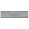 vidaXL TV Cabinet Grey Sonoma 165 x 34 x 40 cm Engineered Wood