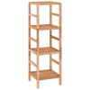 vidaXL Bathroom Shelf 35.5x35.5x112.5 cm Solid Wood Walnut