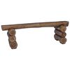 vidaXL Bench Natural 110 x 30 x 34 cm Solid Teak Wood