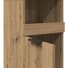 vidaXL Bathroom Cabinet Artisan Oak 32x34x188.5 cm Engineered Wood