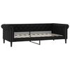 vidaXL Day Bed without Mattress Black 90x190 cm Single Faux Leather