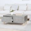 vidaXL Coffee Table Concrete Grey 90x50x36.5 cm Engineered Wood