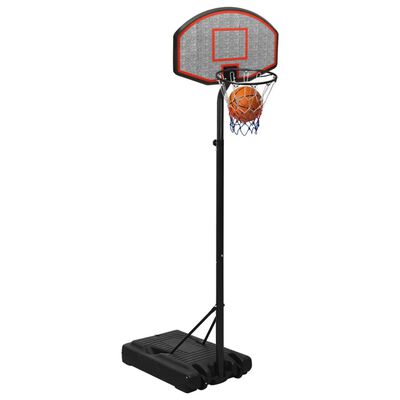 vidaXL Basketball Stand Black 237-307 cm Polyethene