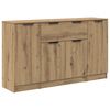 vidaXL Sideboard with Drawer 3 pcs Artisan Oak Engineered Wood