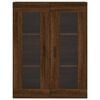 vidaXL Wall Mounted Cabinet Brown Oak 69.5x34x90 cm