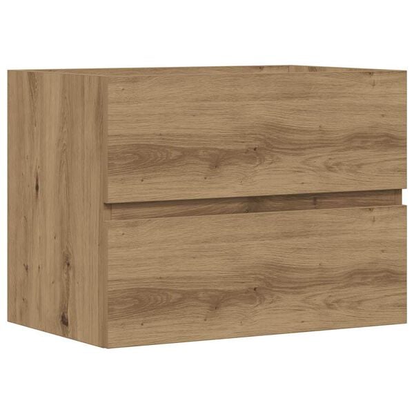 vidaXL Bathroom Cabinet Artisan Oak 60x38.5x45 cm Engineered Wood