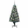 vidaXL Artificial Christmas Tree with 300 LEDs with Stand Green 180 cm