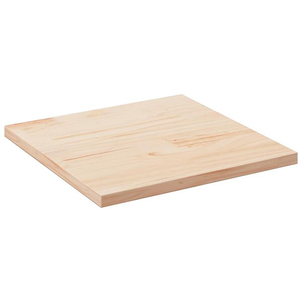 vidaXL Table Top 70x70x2.5 cm Solid Wood Pine Square